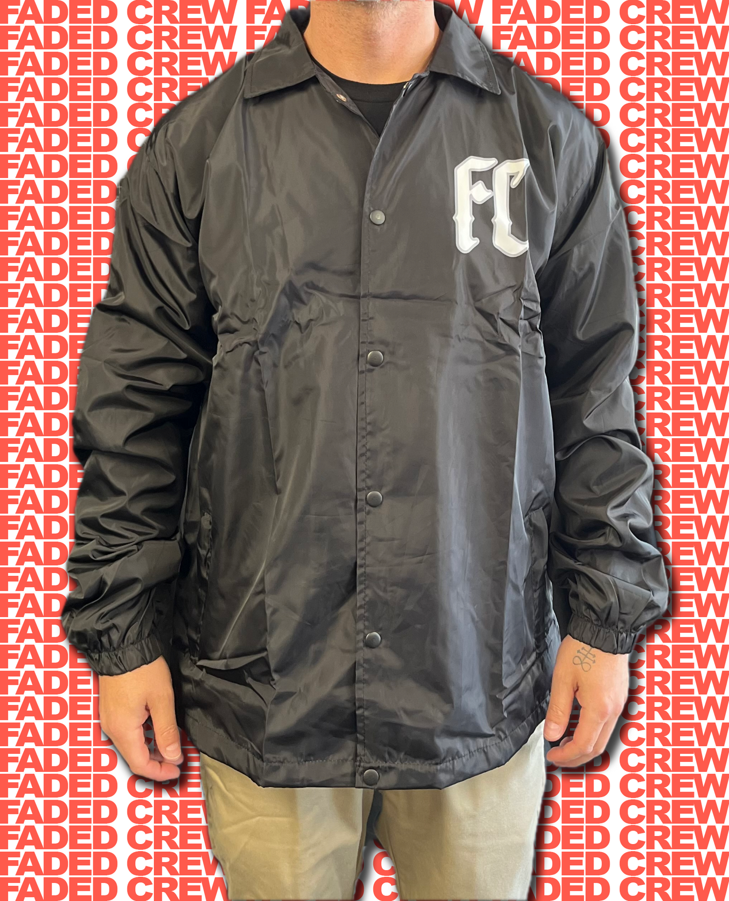 FADED CREW "OG CIRCLE" COACH JACKET