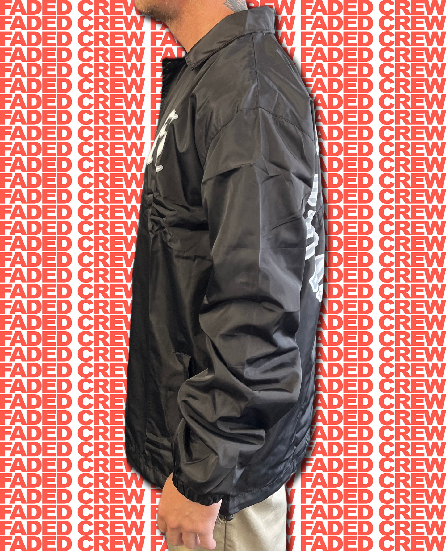 FADED CREW "OG CIRCLE" COACH JACKET