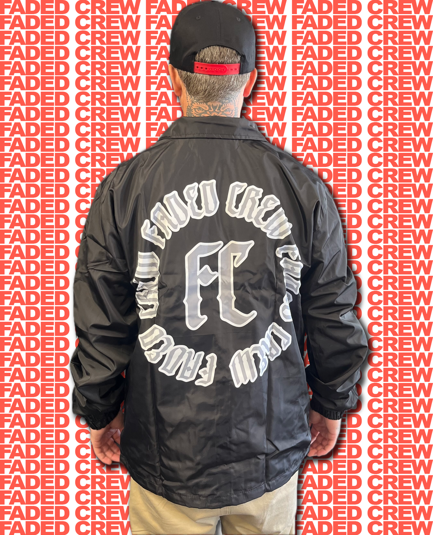 FADED CREW "OG CIRCLE" COACH JACKET