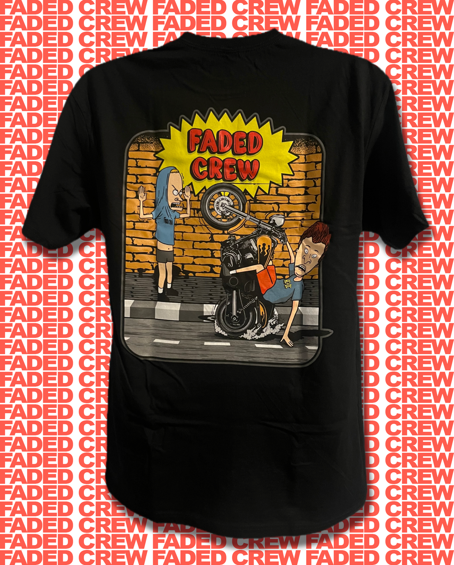 FADED CREW "B&B HAND DRAG" TEE