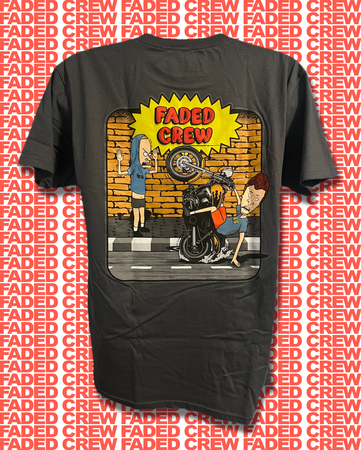 FADED CREW "B&B HAND DRAG" TEE