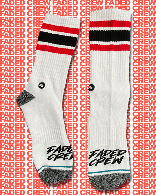 FADED CREW "SPEED" STRIPED SOCKS