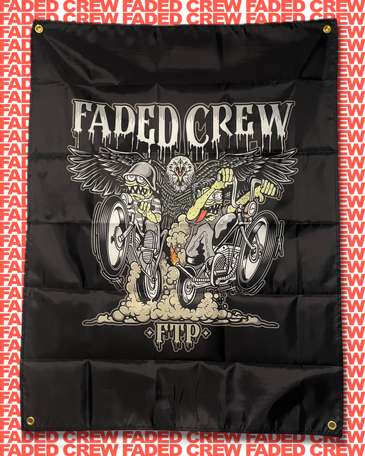 FADED CREW "MONSTER WHEELIE" BANNER