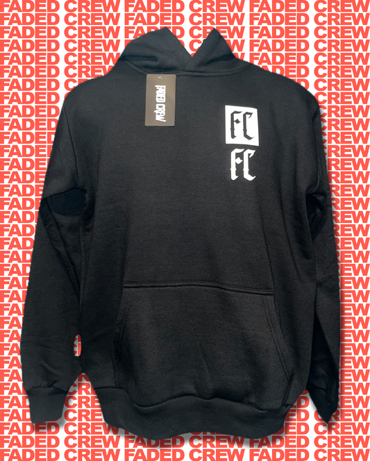 PREMIUM FADED CREW "STACKED" HOODIE