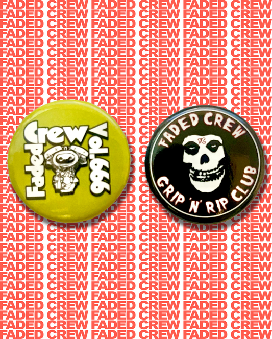 FADED CREW BUTTONS