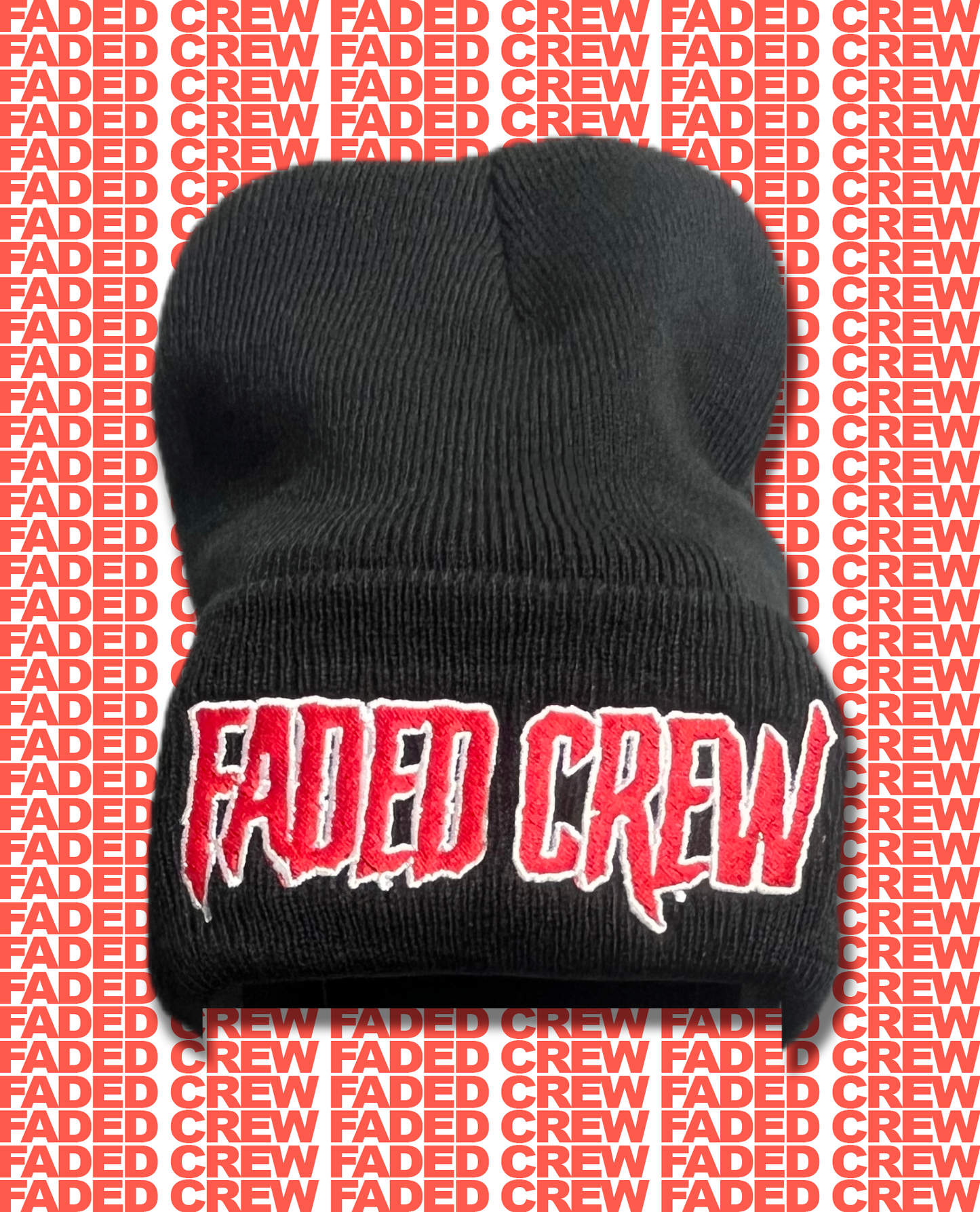 FADED CREW "MACABRE" LOGO BEANIE