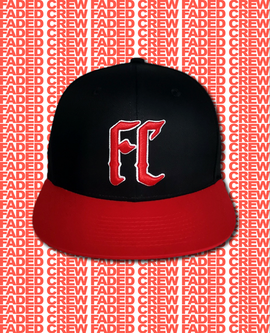 FADED CREW RED/WHITE SNAPBACK NEW ERA STYLE