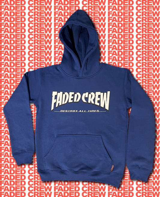 PREMIUM FADED CREW "THRASH" HOODIE