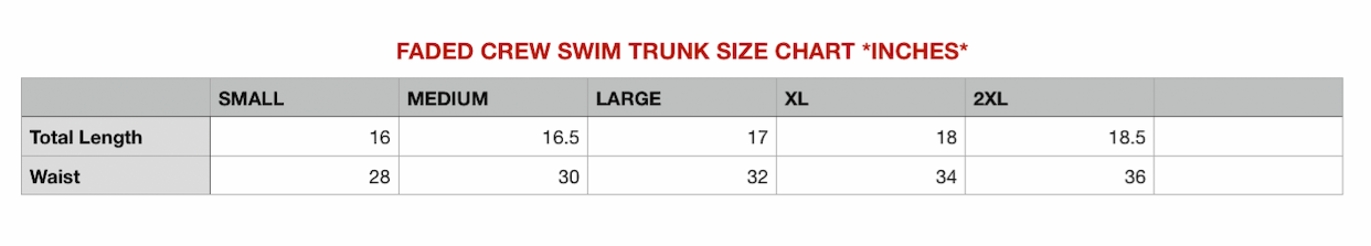 "CANNONBALL" SWIM TRUNKS